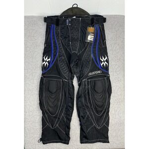 NEW Empire Paintball Pants Black Blue Contact TZ Padded / Men's X-Large